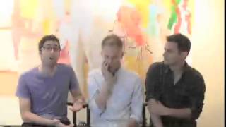 Duchan, Pasek, and Paul discuss the material behind the musical Dogfight
