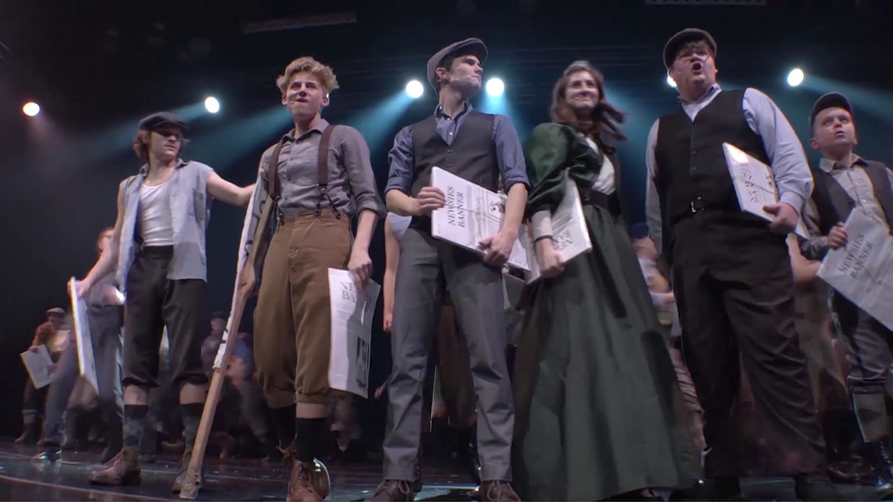 Newsies JR. at the 2020 Junior Theater Festival in Atlanta
