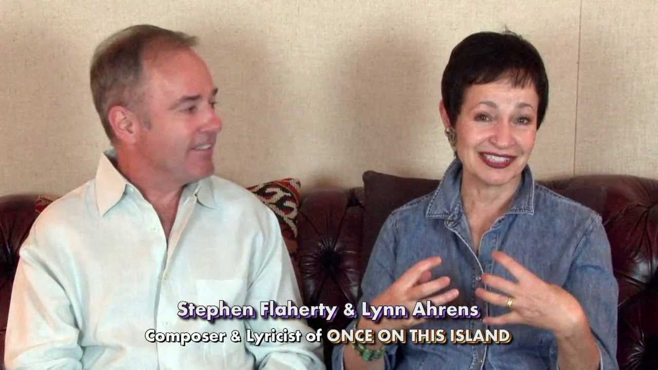 Co-authors Lynn Ahrens and Stephen Flaherty discuss Once On This Island
