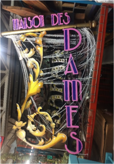 Maison des Dames Sign Prop from 42nd Street