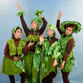Mary Poppins Topiary Plants Hedges Costumes