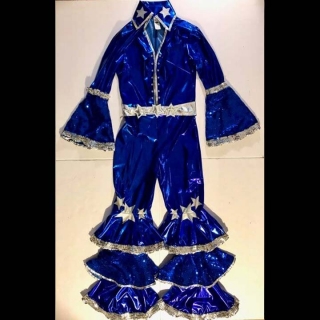 Mamma Mia jumpsuit costumes - costume rental - Stagecraft Theatrical - 800-499-1504