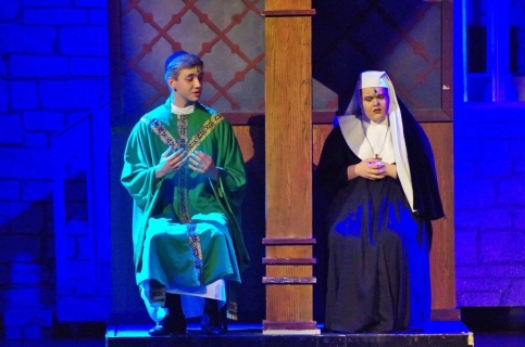 Sister Act broadway set rental ---- Confessional --- Stagecraft Theatrical 800-499-1504