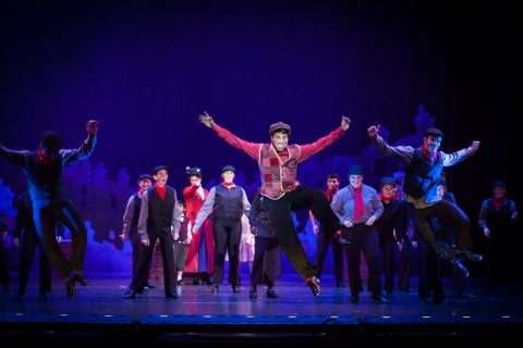 Mary Poppins Broadway Musical Costume Rental Package - Burt and the cast - Chim Chim Cher-ee - Front Row Theatrical - 800-250-3114