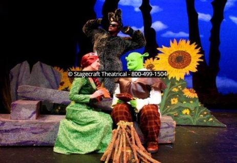 Shrek musical rental set - Stagecraft Theatrical - 800-499-1504