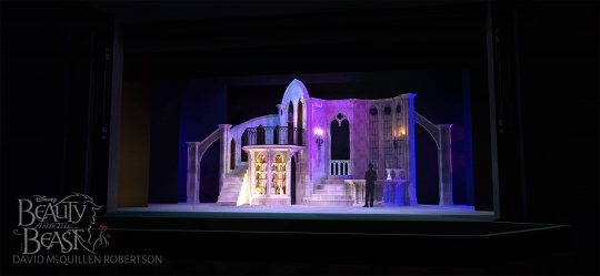 Beauty and the Beast the west wing- set rental - Stagecraft Theatrical - 800-499-1504
