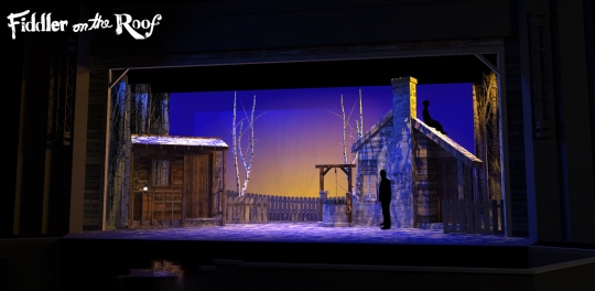 Fiddler on the roof broadway musical set rental - the village - Front Row Theatrical Rental --800-250-3114
