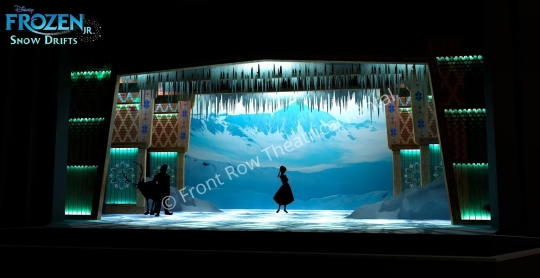 Frozen jr broadway musical set rental package - Snow drifts   - Front Row Theatrical Rental -800-250-3114