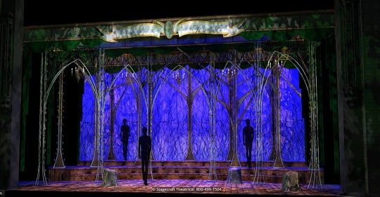 Into the Woods set rental - Opening - Stagecraft  Theatrical - 800-499-1504