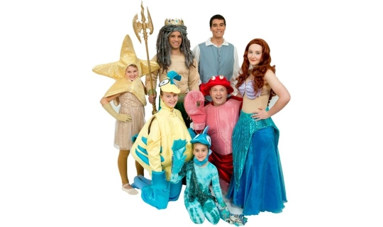 Rental Costumes for Disney's The Little Mermaid - Star Fish, King Triton, Prince Eric, Flounder, Sebastian, Ariel, Fish