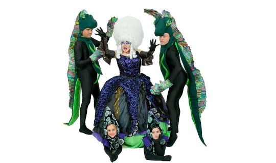 Rental Costumes for Disney's The Little Mermaid - Ursula, Tentacles, Flotsam, Jetsam