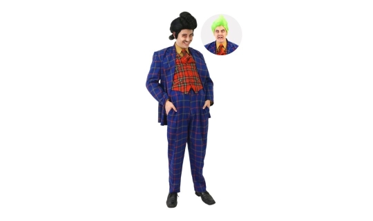 Rental Costumes for Matilda - Mr. Wormwood (Black and Green Wigs available)