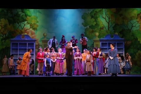 Mary Poppins Talking Shop Set rental Stagecraft Theatrical Rental 800-499-1504