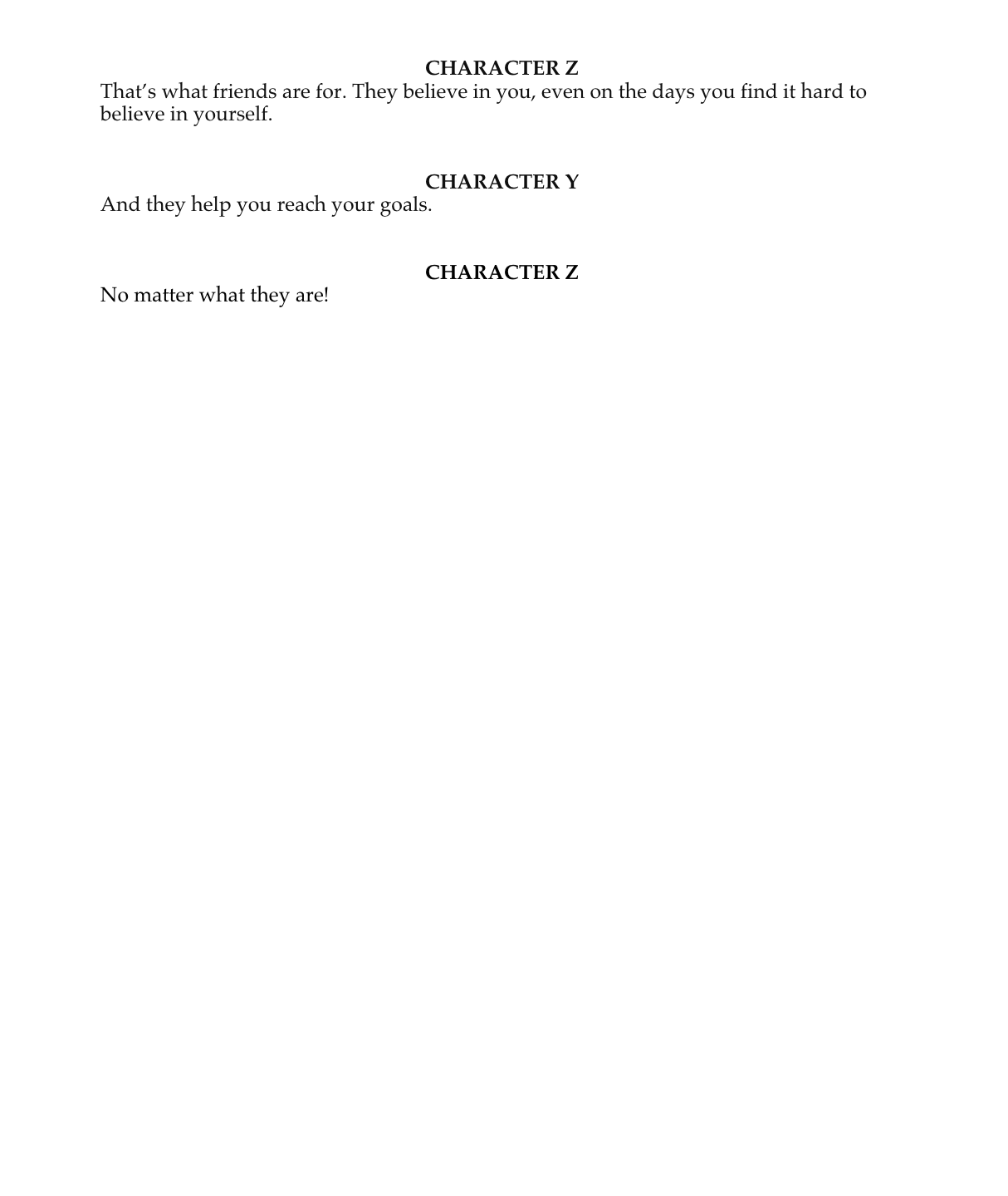 Audition Side C