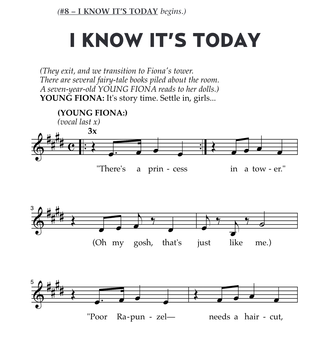 I Know It's Today