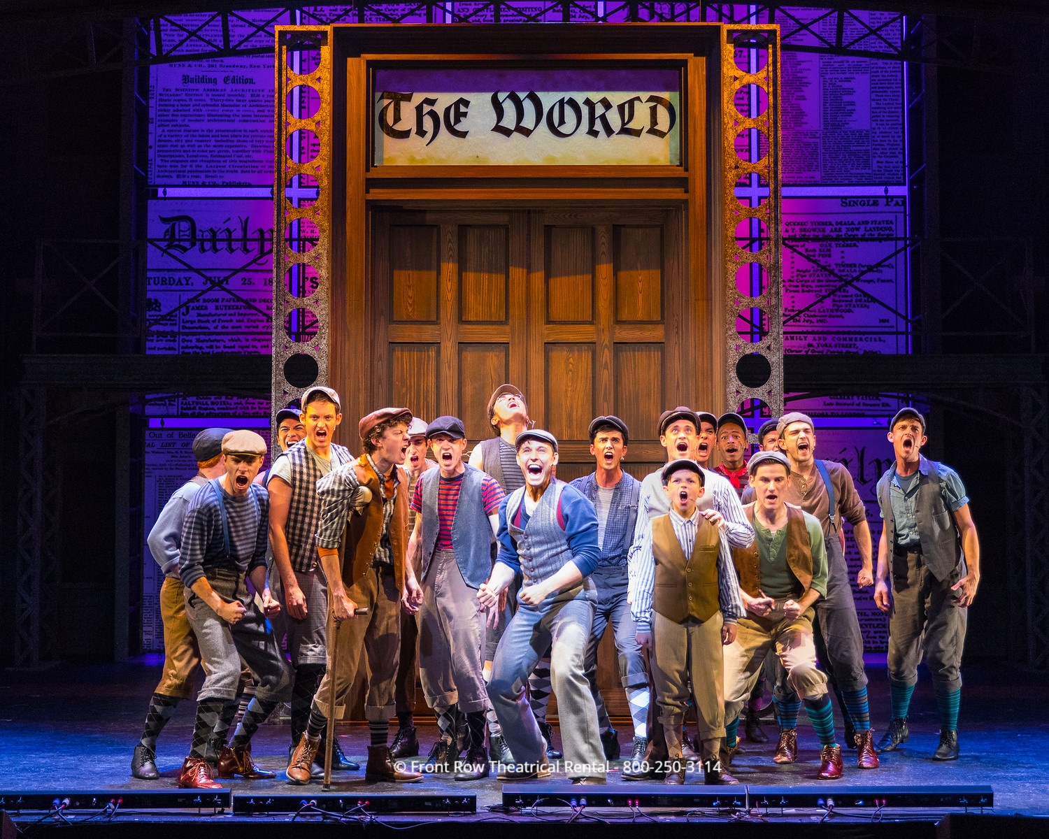 Newsies set rental - Front Row Theatrical Rental - 800-250-3114