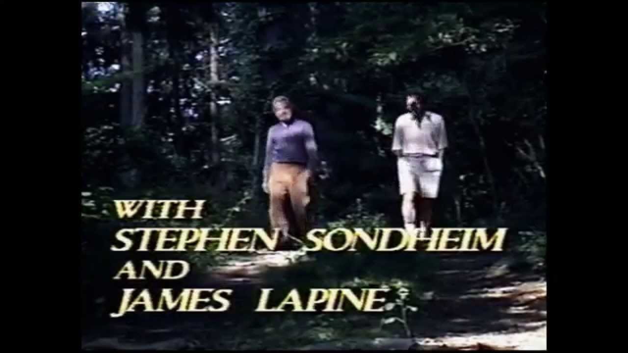 Introduction to an depth conversation between authors Stephen Sondheim and James...