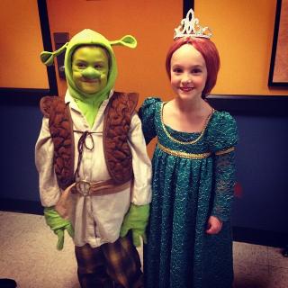 Shrek and Fiona