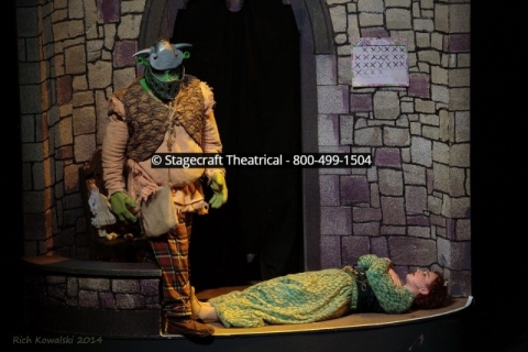 Shrek musical rental set - Stagecraft Theatrical - 800-499-1504