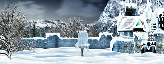 Frozen Backdrop Rental