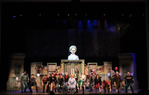 Set from The Gateway's 2015 production of Billy Elliot.