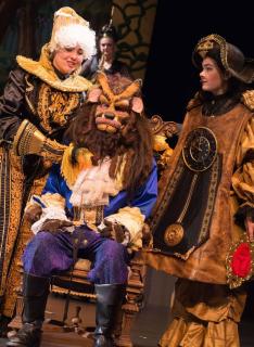 Beauty and the Beast Beast and Cogsworth