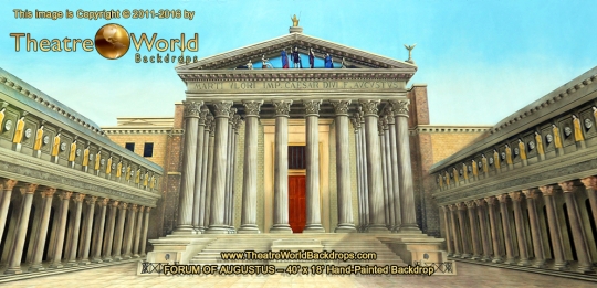 Forum of Augustus Scenic Backdrop