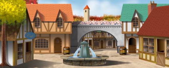 Beauty and the Beast Backdrops