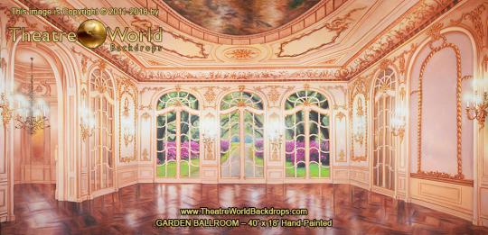 Garden Ballroom Scenic Backdrop