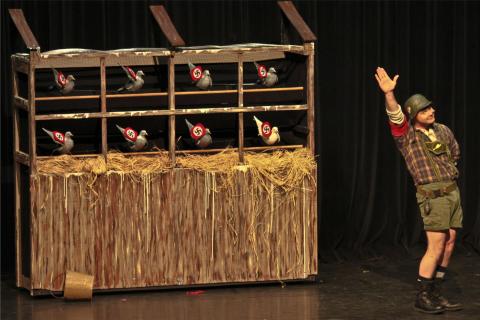 Pigeon Coop Heil Hitler