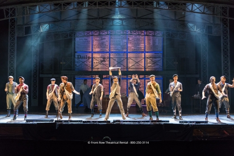 Newsies set rental - Front Row Theatrical Rental - 800-250-3114