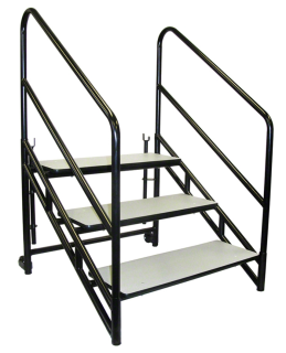 National Public Seating STP32 3-Step Stairs for 32