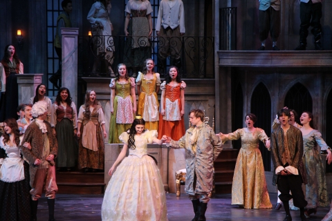 Beauty and the Beast rental costume package -  belle, beast and ensemble - Front Row Theatrical Rental - 800-250-3114