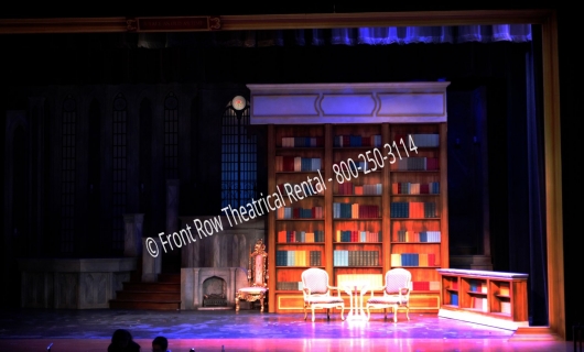 the library set - Beauty and the Beast - Front Row Theatrical Rental - 800-250-3114 the library set picture - Beauty and the Beast - Front Row Theatrical Rental - 800-250-3114