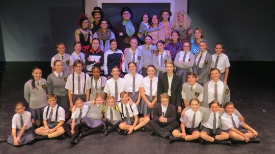 Cast Photo Matilda JR costume rental