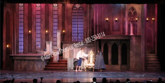 the castle set - Beauty and the Beast - Front Row Theatrical Rental - 800-250-3114 the castle set picture - Beauty and the Beast - Front Row Theatrical Rental - 800-250-3114