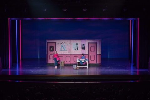 Legally Blonde Elle's Bedroom Set Rental - front row theatrical rental - 800-250-3114