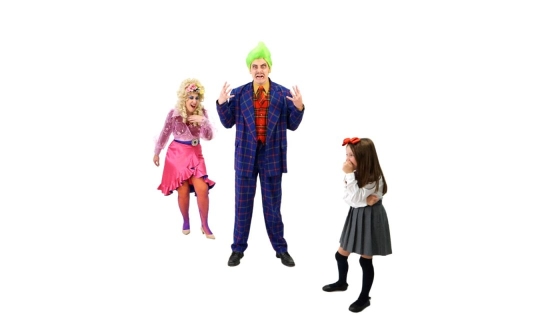 Rental Costumes for Matilda - Wormwood Family Mr. Wormwood with Green Hair