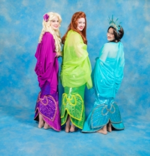 Mermaid sisters Little Mermaid