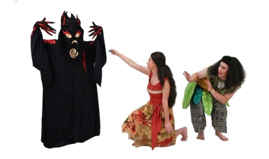 Rental Costumes for Moana - TaKa, Moana, and Maui