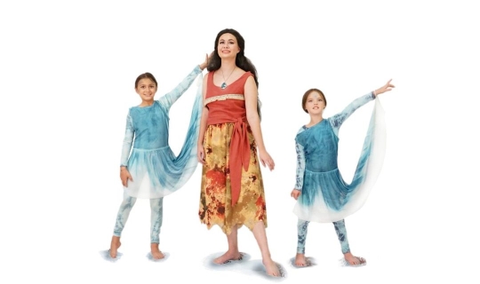 Rental Costumes for Moana - Moana and Water Dancers