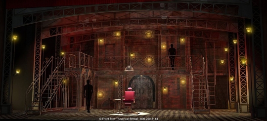 Sweeney Todd Premium Rental Scenery - The Pie Shop - Front Row Theatrical Rental - 800-250-3114