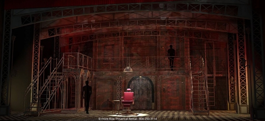 Sweeney Todd Premium Rental Scenery - The Pie Shop - Front Row Theatrical Rental - 800-250-3114