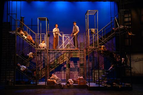 Crane River Theater Newsies Set