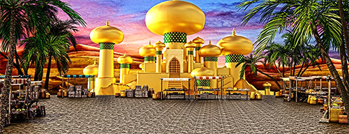 Aladdin Backdrop Rentals
