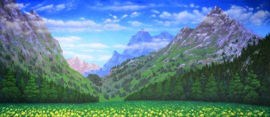 Mountain Landscape 3 backdrop used in the production of Sound of Music