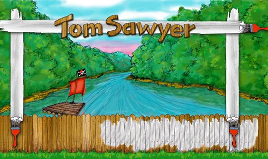 Tom Sawyer backdrop for rent