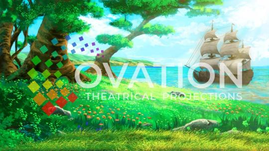 Peter Pan Jr - Cove with Ship - Ovation Theatrical Projections
