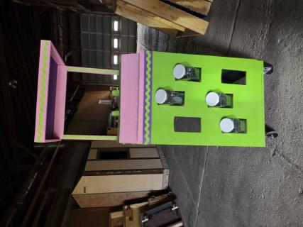 Willy Wonka candy cart