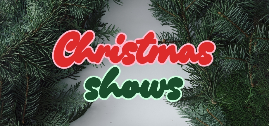 Pine needle background with negative space that looks like a christmas tree